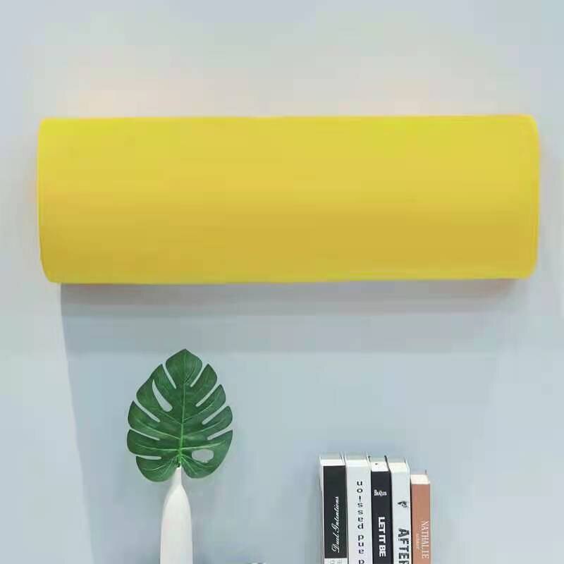 Cubierta universal para aire acondicionado, cubierta AUX montada en la pared, tela a prueba de polvo, en múltiples colores, adecuada para 1P 1,5 P: yellow