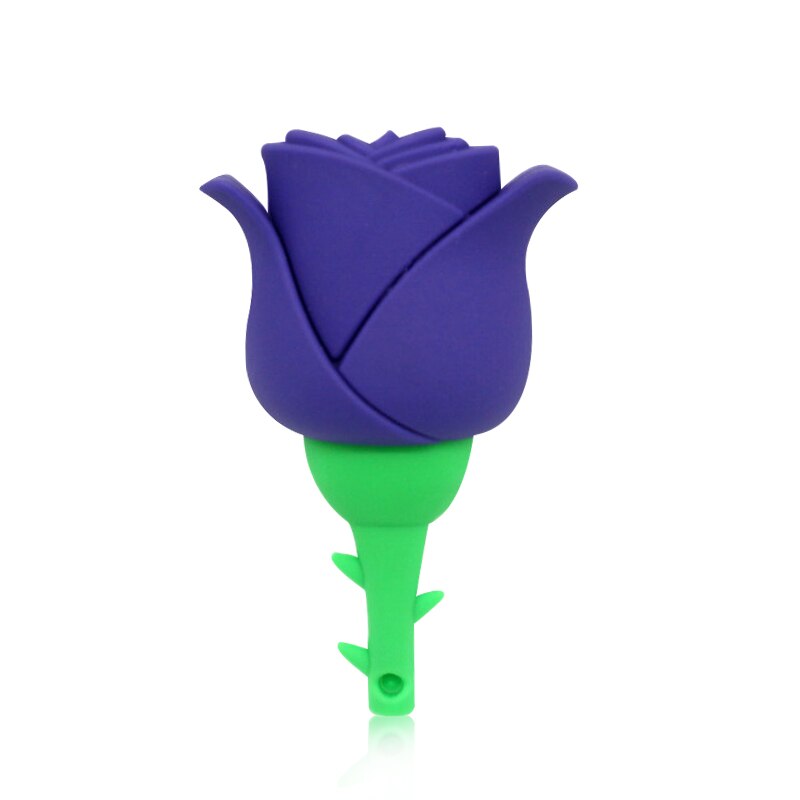 Memoria usb flash drive Rosa gb 8gb 16gb pendrive hermosa flor usb stick pen drive 32gb 64 gb g USB de Memoria flash usb: 64 GB / M3 purple flower