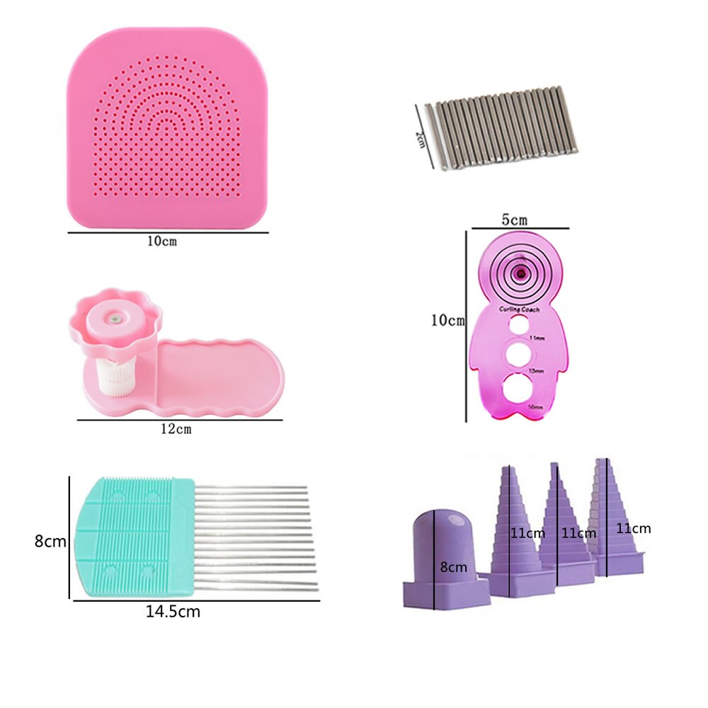 Juego de Herramientas Quilling todo en uno, Kit completo de herramientas Quilling con estuche de almacenamiento