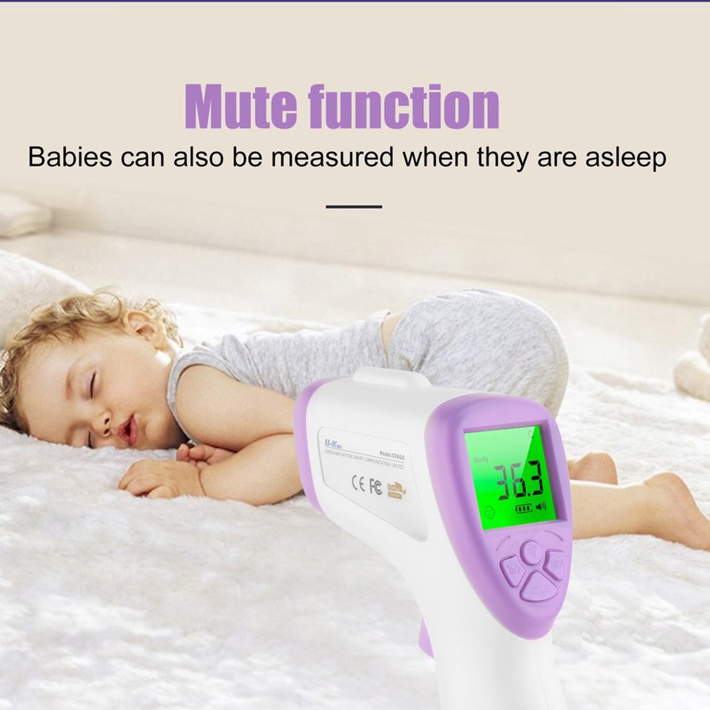 Outad Digitale Infrarood Voorhoofd Thermometer Lcd Ir Thermometer Non-contact Ir Infrarood Thermometer Temperatuur Meter Met Koorts