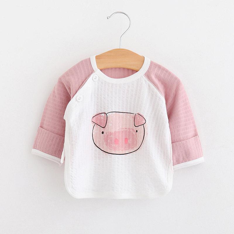 Zomer Baby Baby Tshirt TopsNewborn Kleding Baby Boy Meisjes Korte Mouwen Cartton Zachte Katoenen Tops Baby Kleding: P2 / 3M