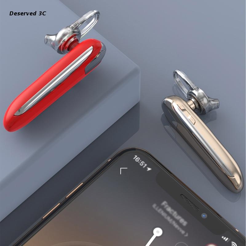 R9CB CVC6.0 Noise Reduction Wireless Headset Stereo Wireless with Mic Shocking Sound for Home Office Working