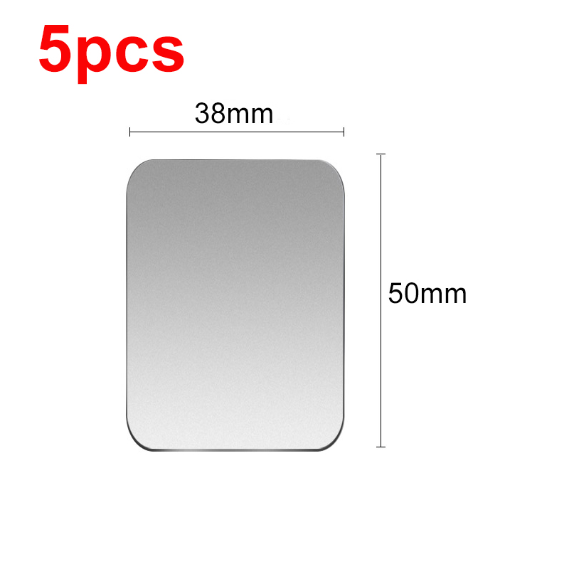 5/10 pièces plaque métallique pour support de téléphone magnétique de voiture support d'autocollant de feuille de fer universel support de support de téléphone aimant adhésif fort: Rose