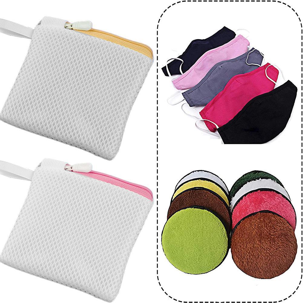 Mini bolsa de malla para lavado de ropa, accesorios de viaje, 12x12cm, 1 unidad