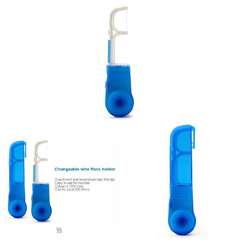 Flosdraad Houder Gebitsreiniging Draagbare Tanden Oral Care Tool Huishoudelijke Reizen HY99