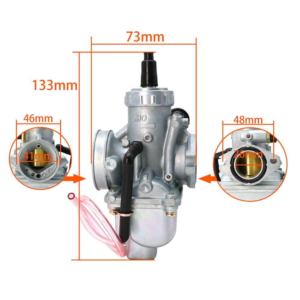 ZS Racing-carburador MOLKT de 26mm para YX125/140/150/160 Pit Dirt Bike ATV Quad PZ26 VM22, carburador de rendimiento