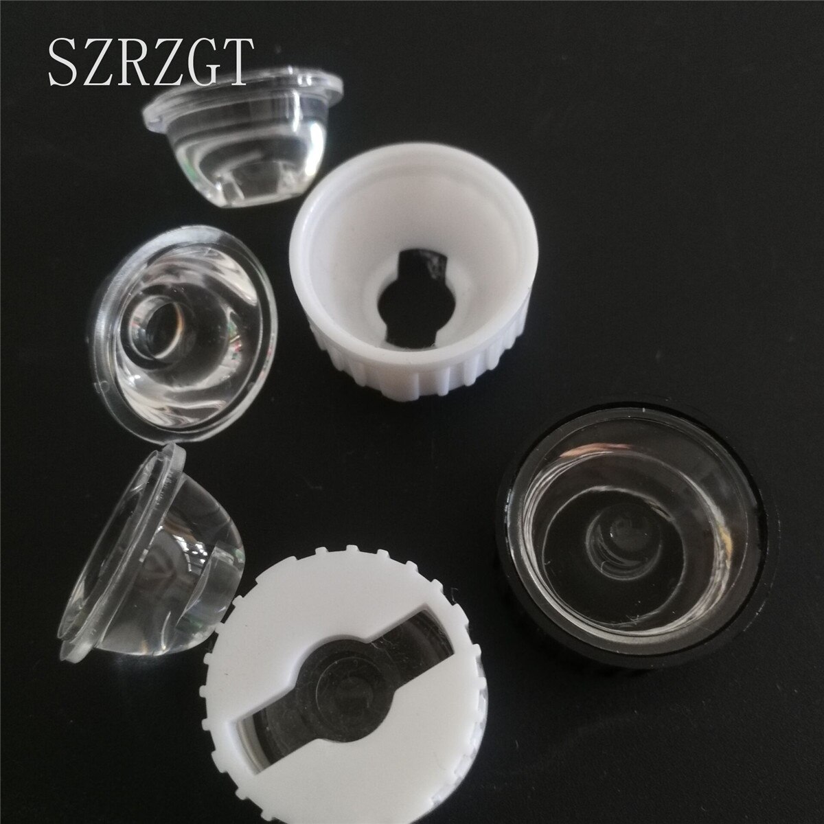 10 stücke LED objektiv 5/8/15/25/30/45/60/90/ 120 grad 20mm Für 1w 3w 5w hoch Energie LED