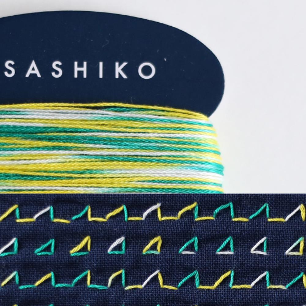 Daruma Sashiko Hilo 100% Algodón Tipo De Tarjeta  43.7 Yd X5 Piezas Con Manual En Ingles Juego De Valores De Costura Y Bordado Blanco 01 2400 2015