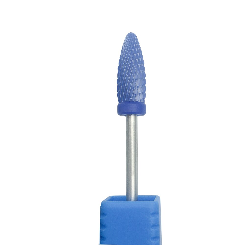 1Pcs Blauwe Keramische Frees Blauw Voor Manicure En Pedicure Molen Elektrische Machine Voor Nagel Elektrische Nagel Boren
