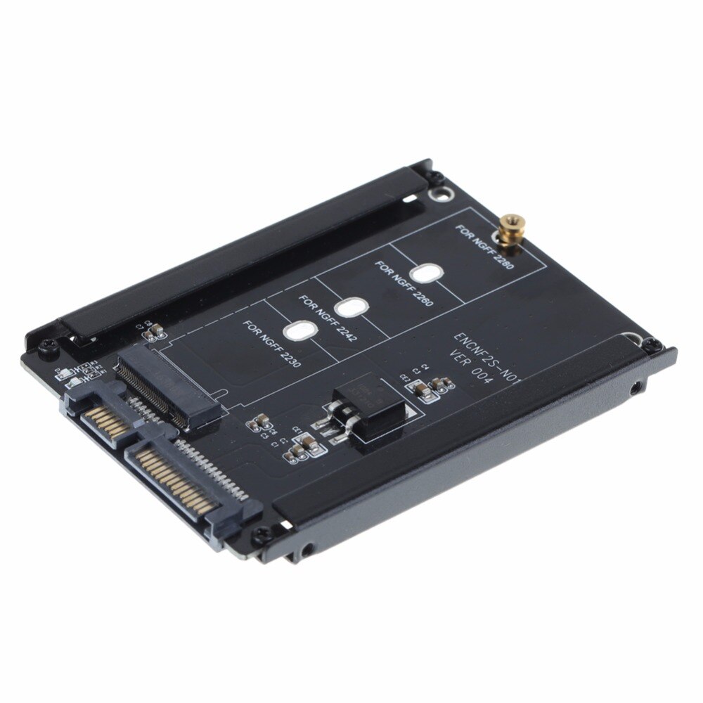 Metal Case Cy B + M Socket 2 M.2 Ngff (Sata) ssd 2.5 Sata Adapter Voor 2230/2242/2260/2280Mm M2 Ngff Ssd Solid State Harde drive