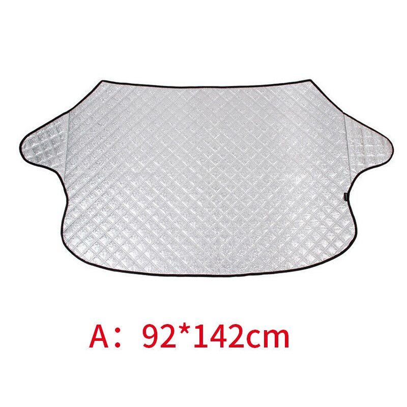 Sombrilla de parabrisas de coche parasol reflectante cubierta de coche Visor a prueba de polvo para exteriores MSU88: a