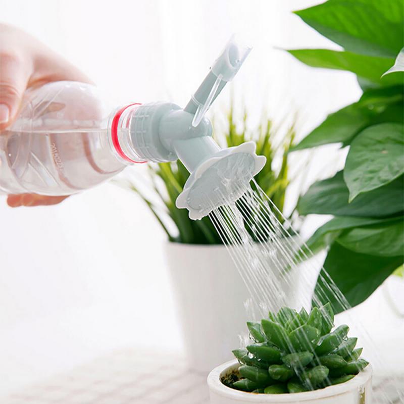 2 in 1 Garten Kunststoff Sprinkler Düse für Blume Pflanzen Wasser Flasche Bewässerung Dosen Sprinkler Dusche Kopf Garten Werkzeug