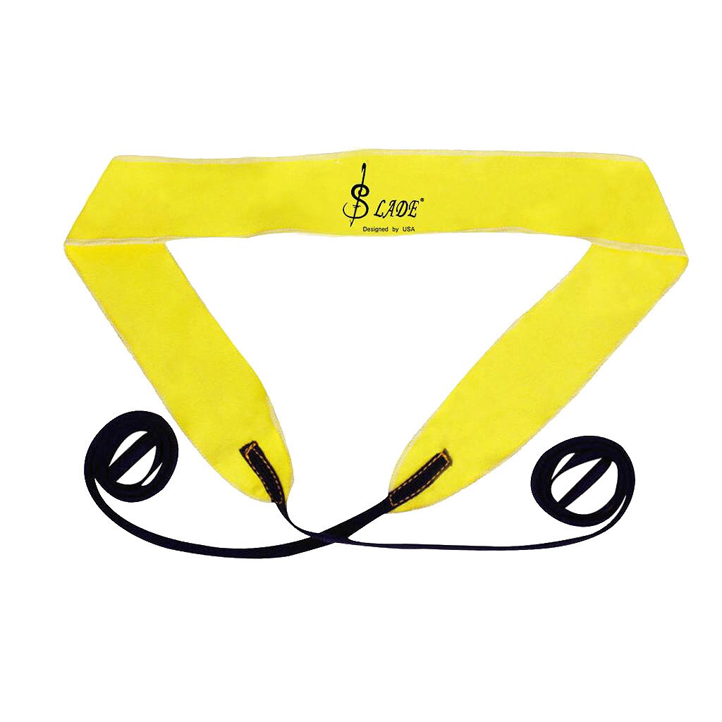 Slade Flute Clarinet Sax Saxophone Oboe Cleaning Cloth Cleaner Yellow 180x4.5cm