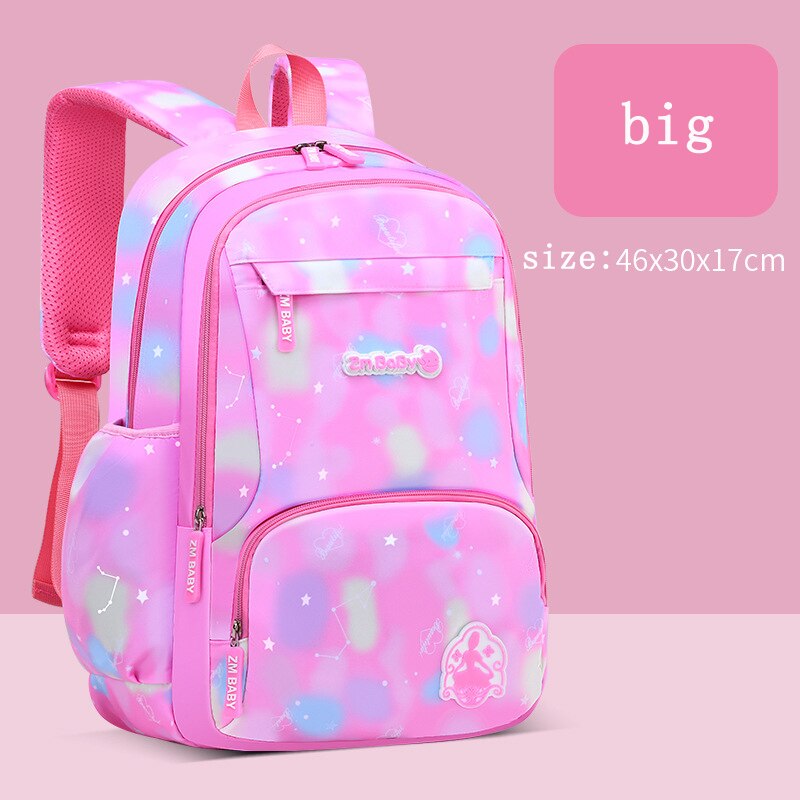 Lichtgewicht Rangen 1-3-6 Roze Schooltassen Voor Tieners Meisjes Rugzakken Kinderen Orthopedie Primaire Schooltas Mochila infantil: big size pink