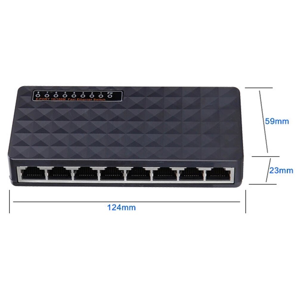 5/8 Ports Gigabit Switch Desktop RJ45 Ethernet Switch 10/100/1000mbps Lan Hub Switch