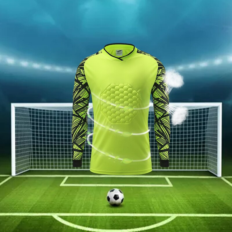 Autunno Inverno degli uomini di guanti Da Portiere di Calcio Uniforme SuitLong Uniformi di Formazione di Calcio a maniche corte Vestiti di Sport