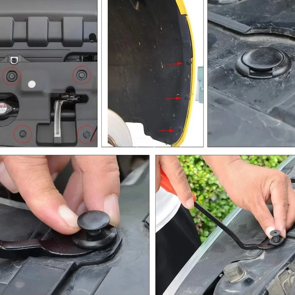 Auto Stoßstange Halter Clips Kunststoff Nieten Kabelbinder Verschluss Entferner Bausatz Auto Fender drücken Stift Niet Tür trimmen Tafel Clips Werkzeuge