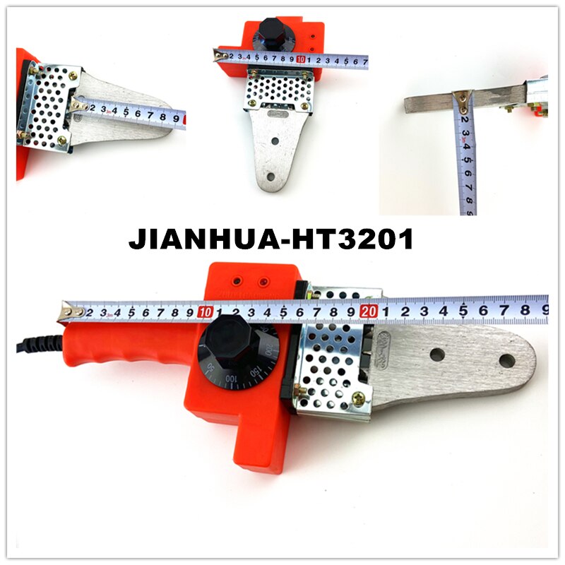Machine à Souder les Tuyaux en PVC avec Couteau, Fer à Souder pour Tuyaux en Plastique, Analyste d'Outils de Soudage, Φ 20-32mm, 1 Ensemble