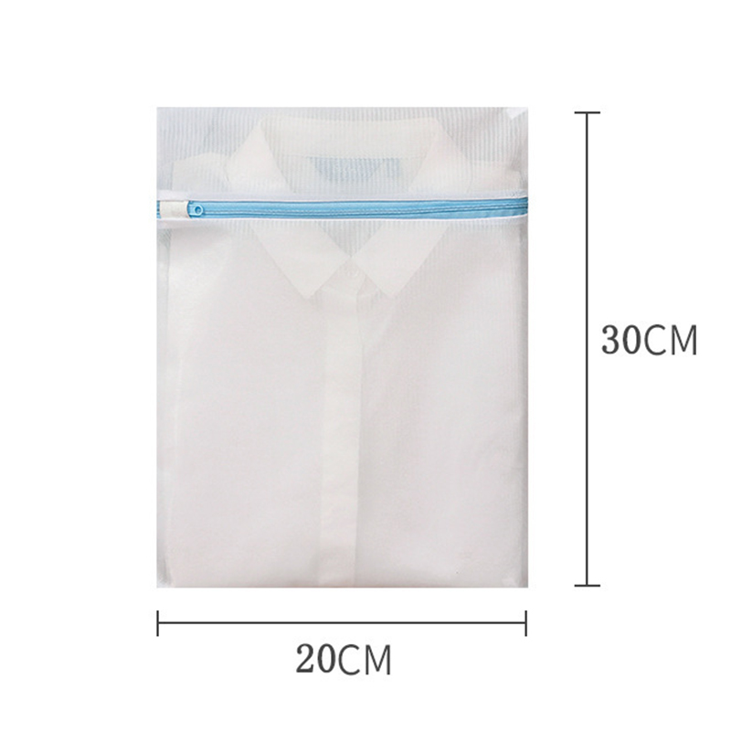 Sac à linge bleu à fermeture éclair, maille Fine, sacs de rangement de , nettoyage des vêtements ménagers, protection du sac de lavage pour Machine à laver: vert militaire