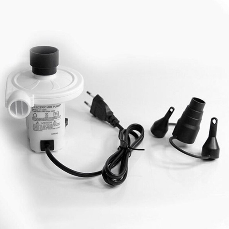 Elektrisk luftpumpe bådpumpe elektrisk pumpe blæser puste op tømning af pumpe til luftseng båd legetøj camping legetøj luft seng -eu stik