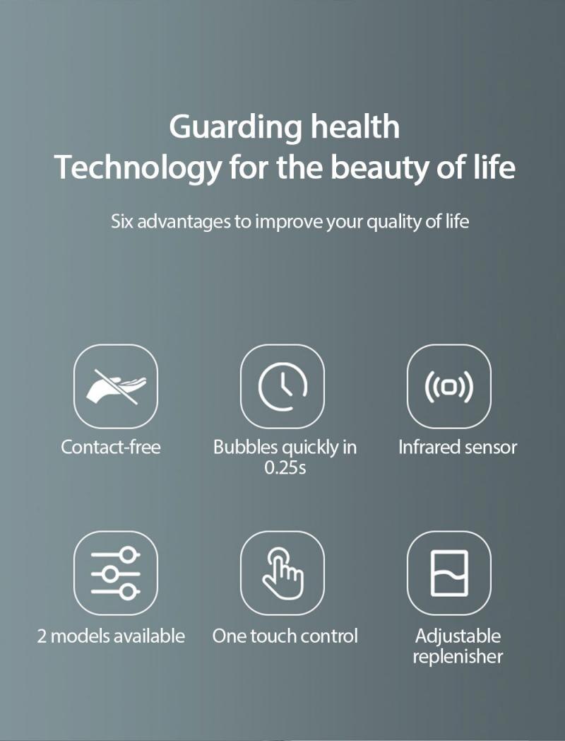 Touchless Bathroom Dispenser Smart Automatic Sensor Liquid Soap Dispenser Water Kitchen Hand Washing Soap Dispenser