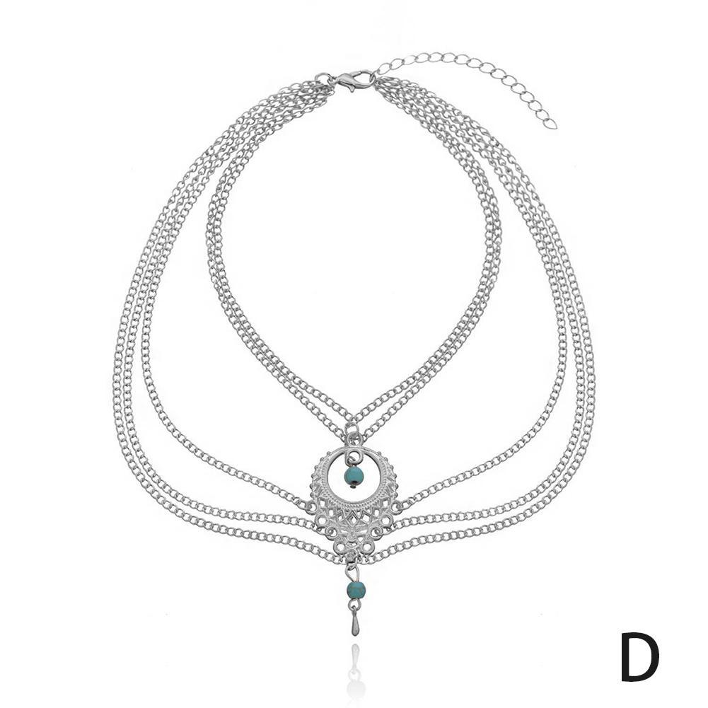 Bohemian Charm Arm Ketting Armband Vintage Kwastje Hangers Open Bovenarm Manchet Bangle Armbanden Armband Voor Vrouwen Mode-s A2I1: D