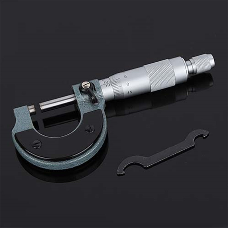 1Pc Buiten Micrometer 0.01 Mm 0-25 Mm/25-50 Mm/50-75 Mm/75-100 Mm Metric Gauge Schuifmaat Voor Meetinstrumenten