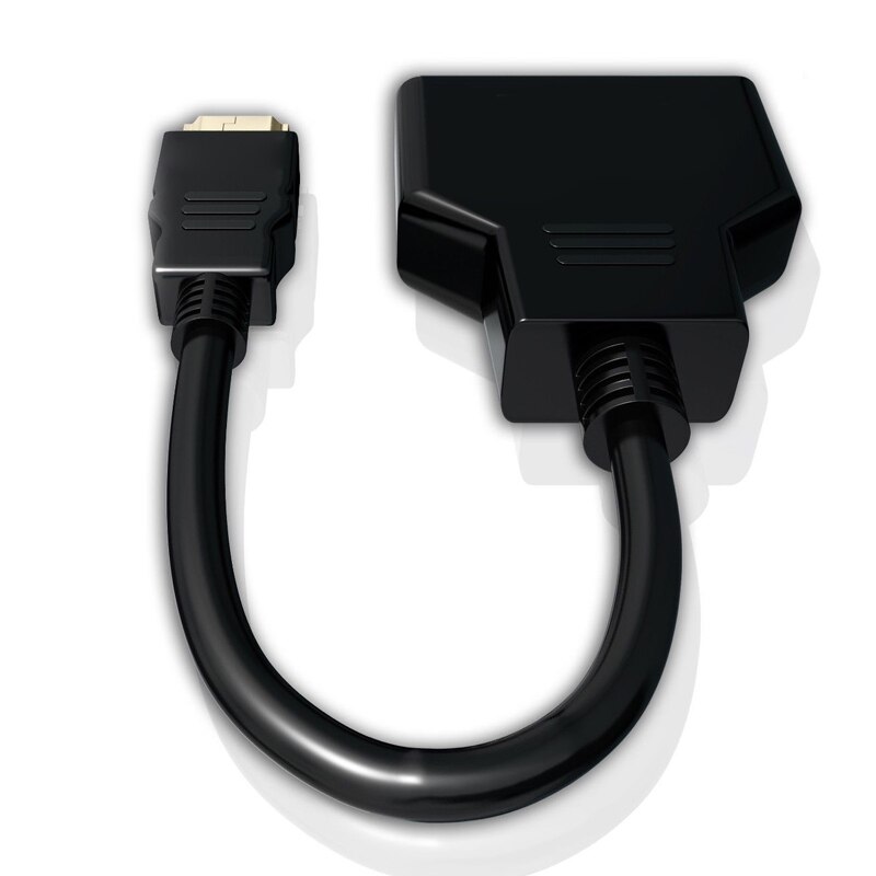 4 K HDMI 2.0 Kabel Splitter Adapter Converter 1 In 2 Out HDMI Male naar 2 HDMI UHD