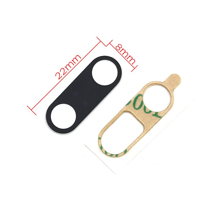 2 stk/parti, til xiaomi redmi  k20 / k20 pro bageste kamera glaslins med lim til xiaomi  mi 9t pro kamera glaslins