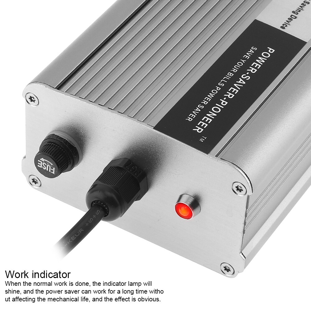 50KW Intelligent Electricity Saving Box 90-250V Power Factor Energy Saver ahorradorde Electricity Bill Killer with EU/UK Plug