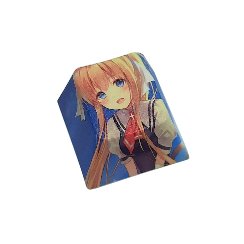 1PC Cherry Profile Original PBT Dye Sublimation Keycap for Cherry MX Keyboard: Black