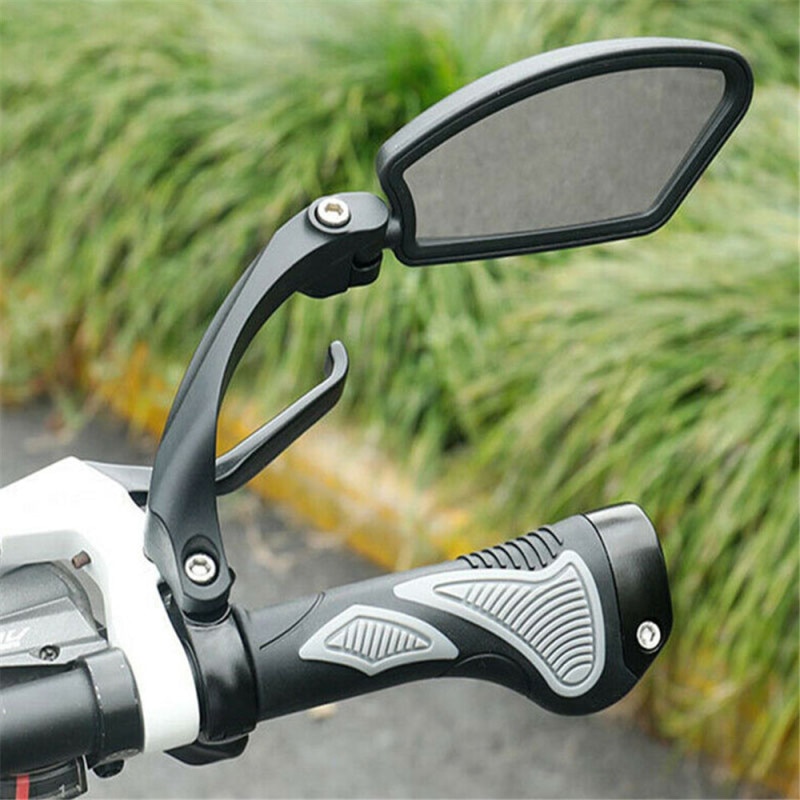Bicicletta Specchi Retrovisori 360 Gradi Girevole Retrovisore Specchio Manubrio Retrovisore-specchio Bici di Riciclaggio di Sicurezza Posteriore Specchio di Vista