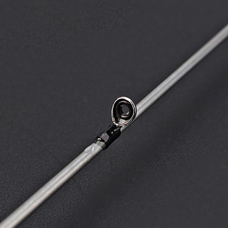 Lega di titanio Zattera di Punta del Bastone polo Gru Riparazione rimontare di Ricambio Attrezzatura Da Pesca 55 centimetri metà/pieno