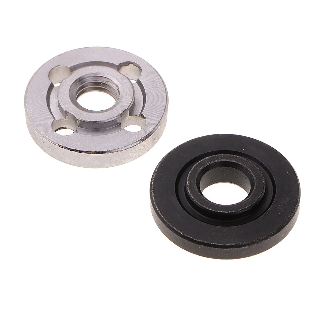 2 Pieces Φ30mm M10 Angle Grinder Flange Nut Set Fit 5/8Inch or 4/5Inch holes of