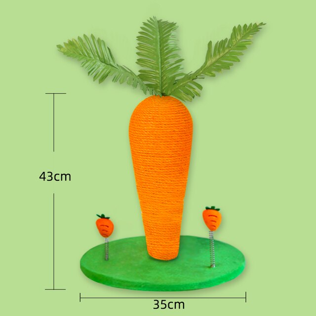 Cat Scratching Board Red Watermelon Shaped Sisal Cat Scratching Mat: F