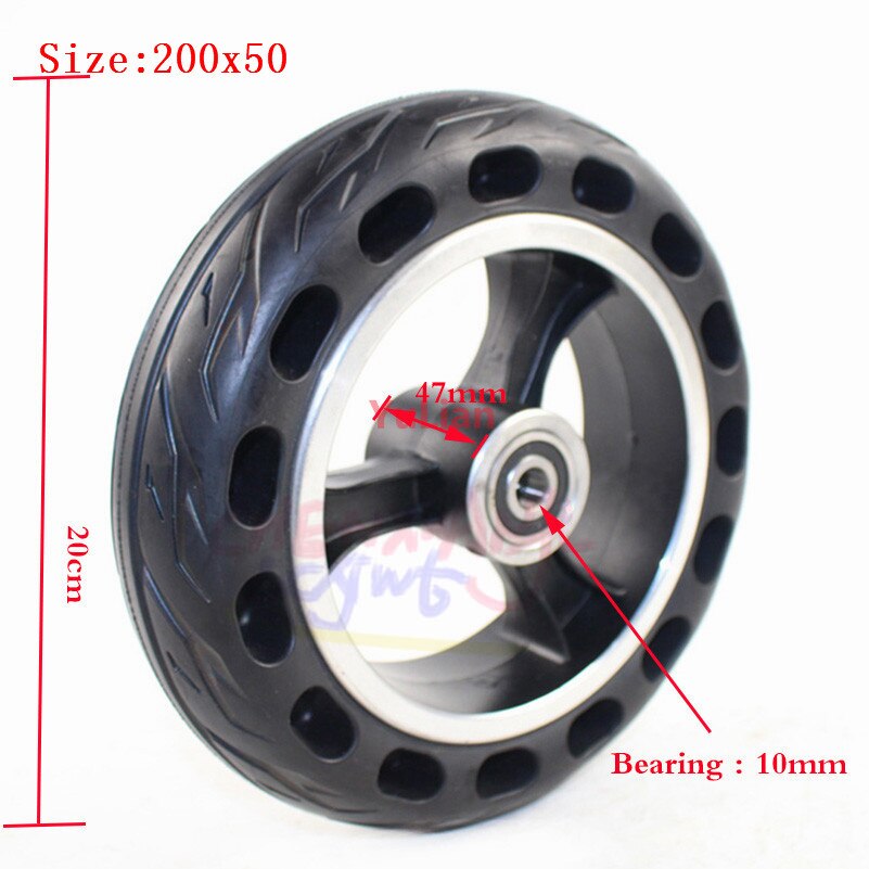 8 Inch Wheel Scooter Solid Tyres 200x50 Wheels Electric Wheel Hub Non-pneumatic Tires for Electric Scooter 200*50 Wheels