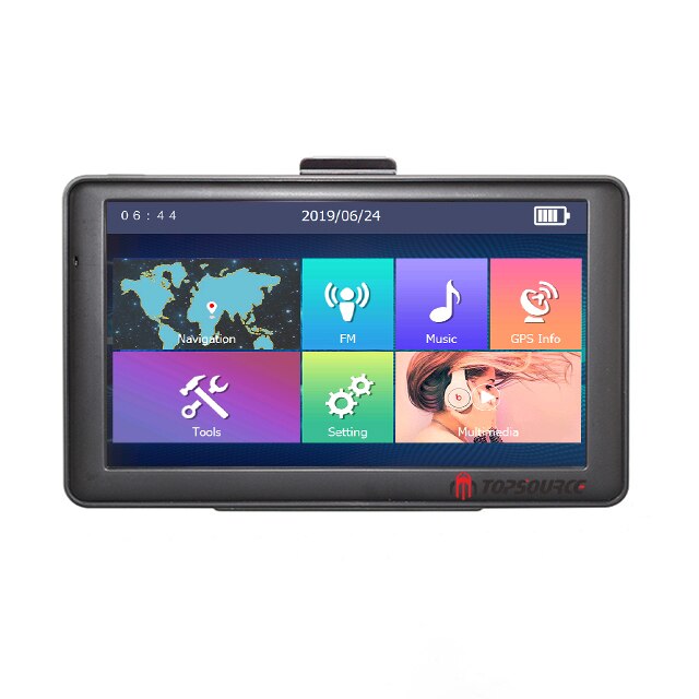 TOPSOURCE écran tactile de 7 pouces windows ce6.0 | Pour voiture, navigation gps multimédia avec des cartes gratuites: Default Title