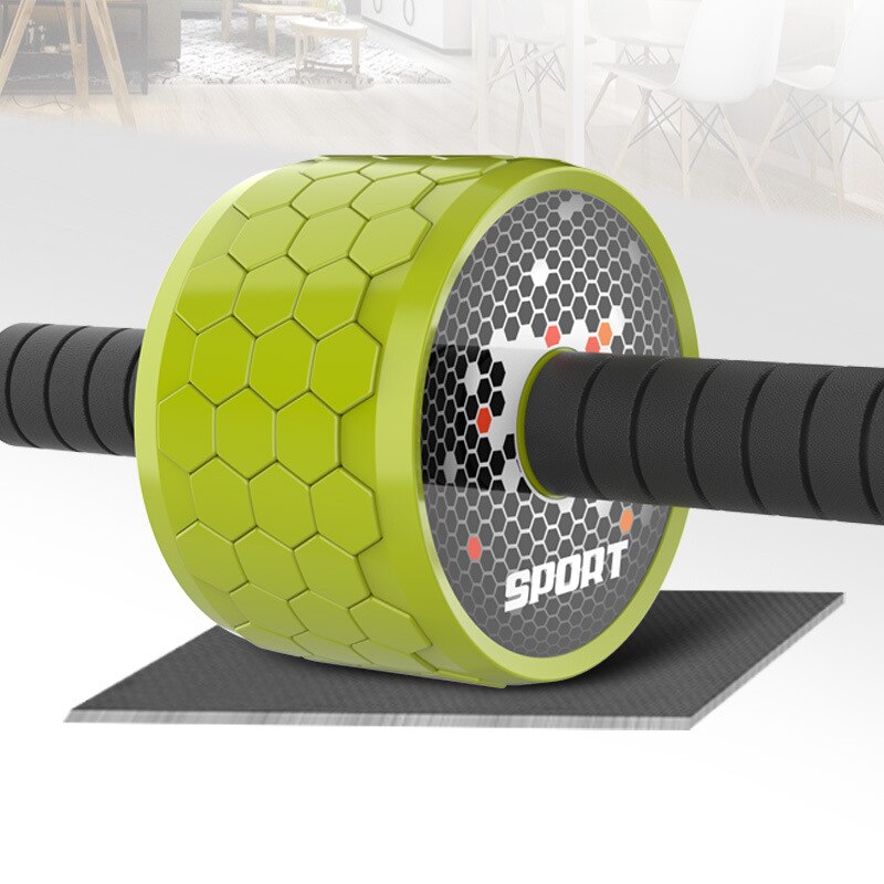 Gym Exercise Equipment No Noise Abdominal Wheel Ab Roller Keep Fit Home Fitness Abdominal Power Muscle Trainer Training
