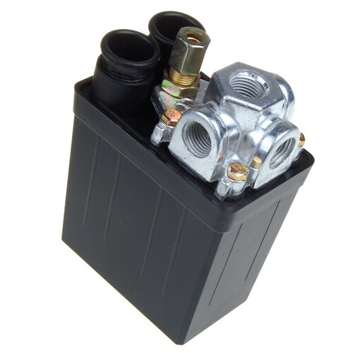 Air Compressor Controle Switche, Regelklep 175psi, Zware Pressostat, Zwart