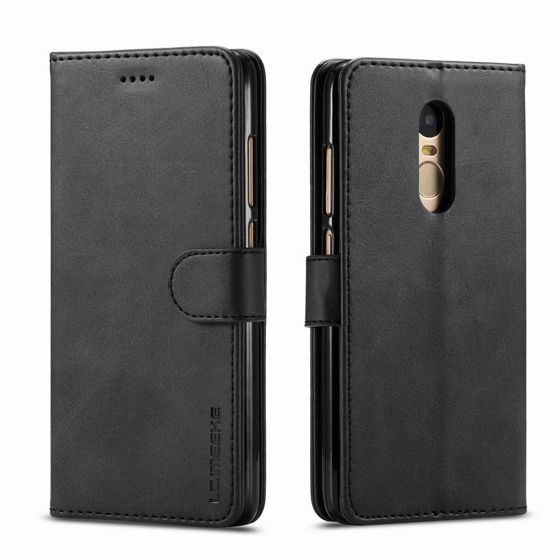 Leather Case For Xiaomi Redmi Note 4 Cover Case Luxury Magnetic Flip Book Funda Xiomi Redmi Note 4 X 4X Phone Cases Wallet Etui: For Redmi Note 4 / Black Cover