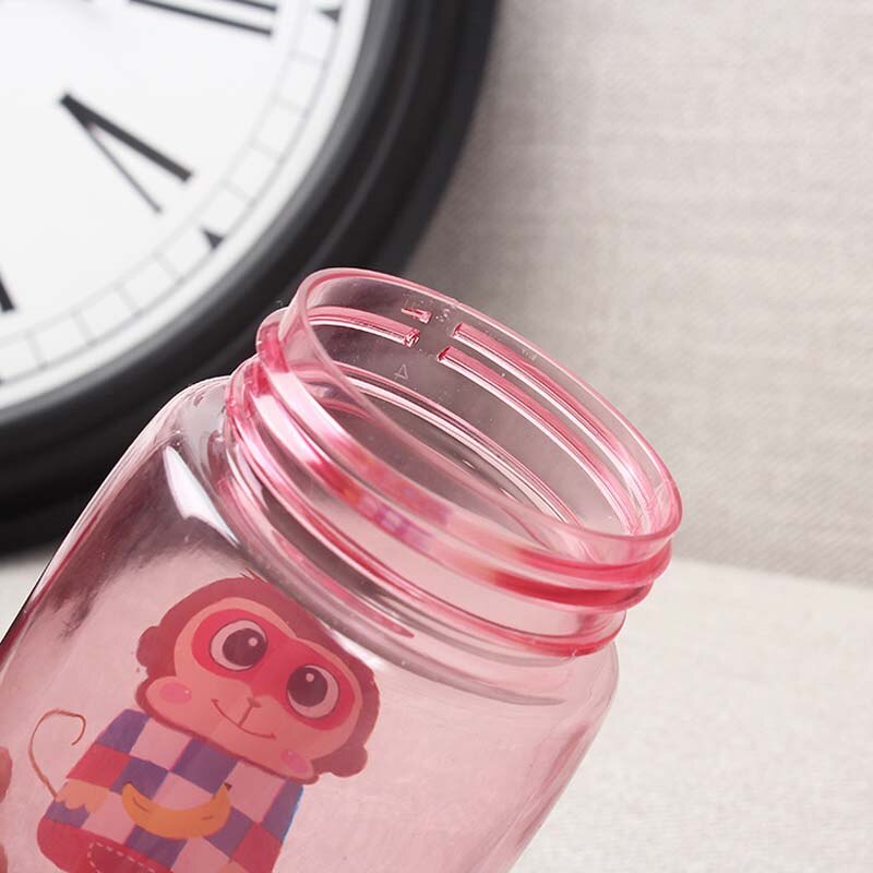 Vauvan tuttipullo pillillä sarjakuva pöllö apina karhu ihana ympäristöystävällinen kannella kannettava pc-muki urheilupulloni 520ml