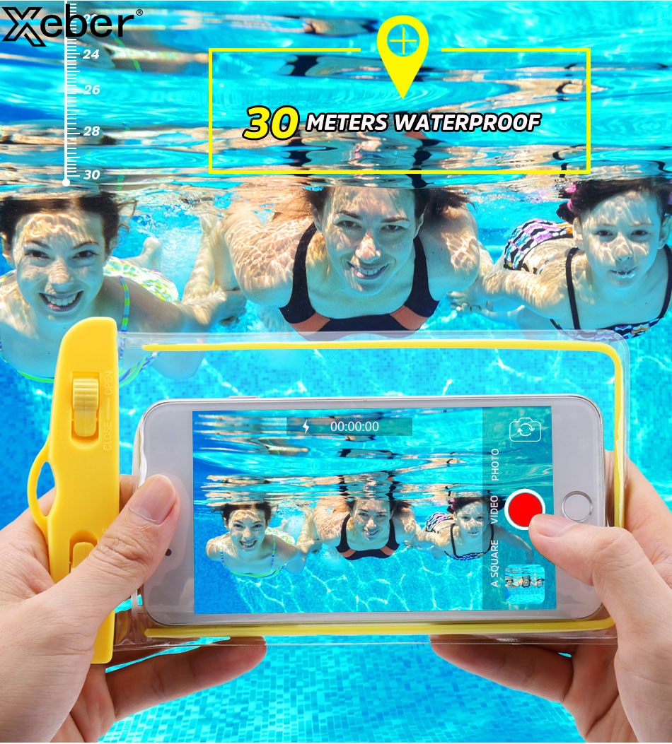 Lichtgevende Waterdichte Mobiele Telefoon Case Pouch Zak Voor Apple Iphone Samsung Huawei Xiaomi Gevallen Elke Telefoon Voor Waterdichte Telefoon Doos