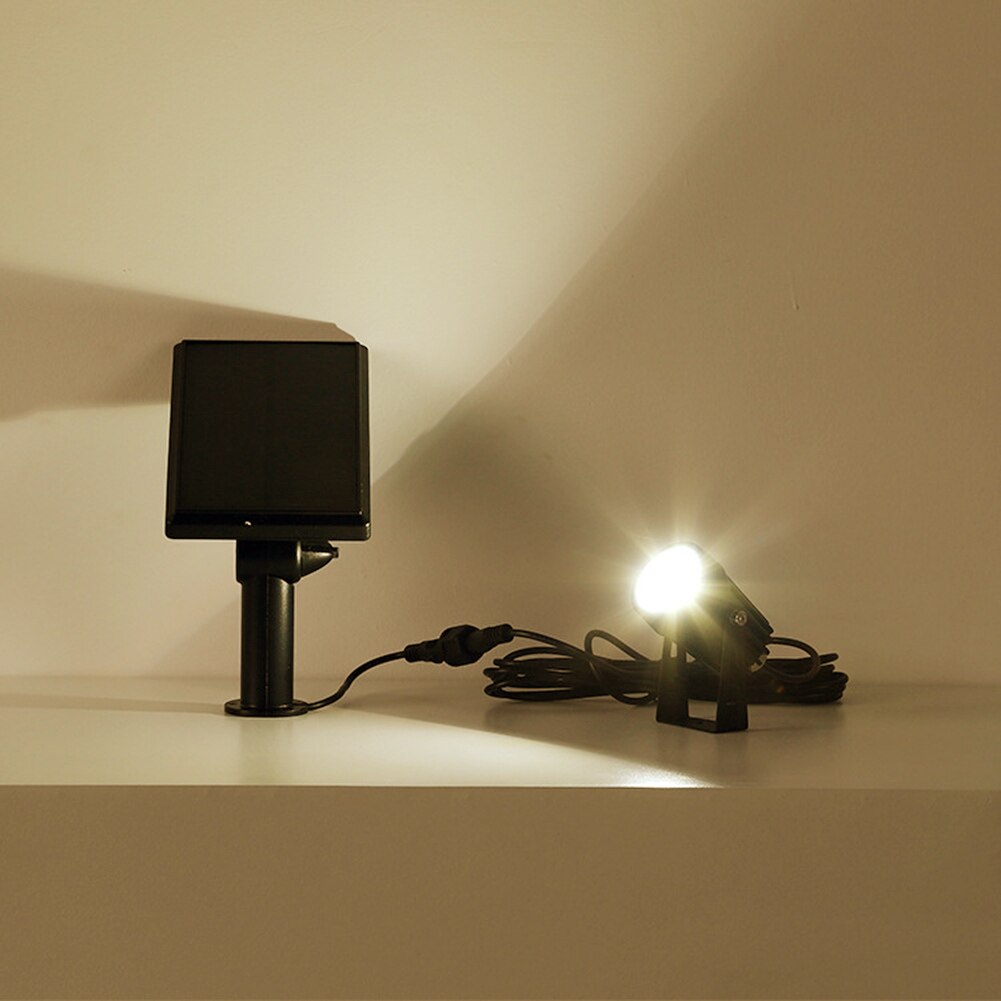 LED Solar Powered Spotlight Warm White Lights Solar Panel Outdoor Lighting Landscape Yard Garden Tree Separate Lamp: Warm White