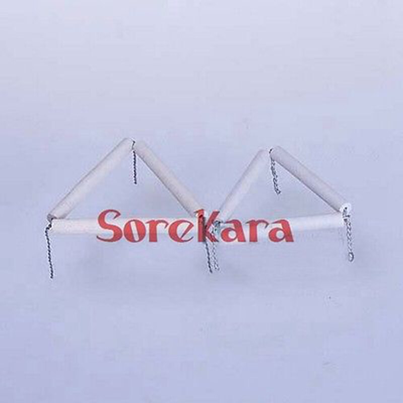 Triángulo Pipeclay de 65x8mm para crisol de laboratorio en trípode Bunsen quemador