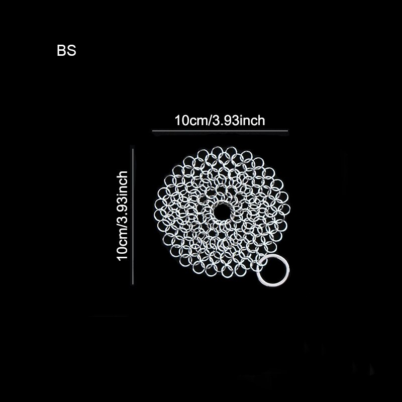 Housewares Kitchenware Clean Chain Mail Armor Kichen Chainmail Cleaning Housework Wire Cleaning Ball Tools Accessories: BS