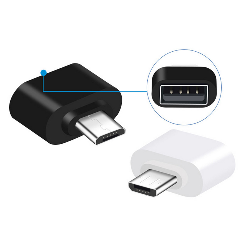 Micro USB OTG Adapter Male To USB 2.0 Connector For Samsung A7 Xiaomi Redmi Note 5 Microusb OTG Converter Adaptor