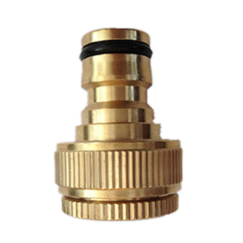 Connettore for tubo flessibile in ottone for irrigazione da giardino Raccordo di arresto dell'acqua Raccordo
