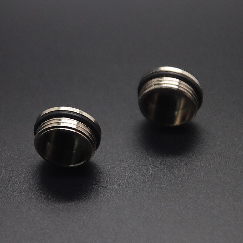 10 stks M12-M63 Metalen Gat Plug IP68 Waterdicht Vernikkeld Messing Schroefgat Cap Met Moer M20 Afsluitdop Stofdichte Plug M22 M18