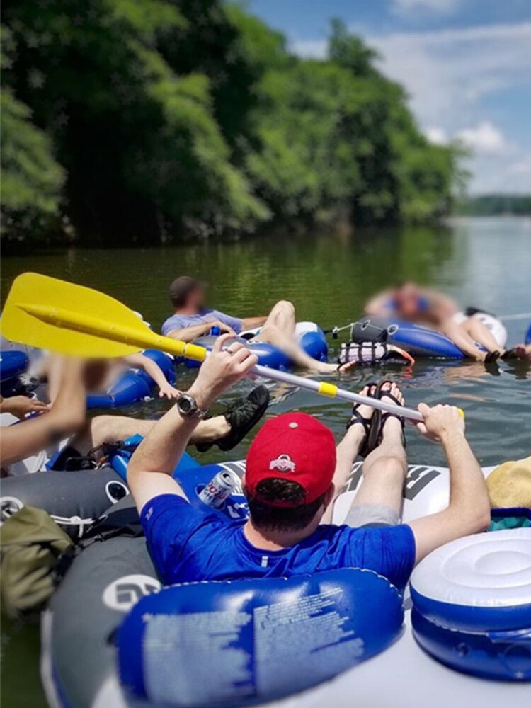 Retractable Paddle Aluminum Alloy Telescoping Paddle Portable Rafting Boating Paddle Aluminum Kayak Paddle For Water Sports