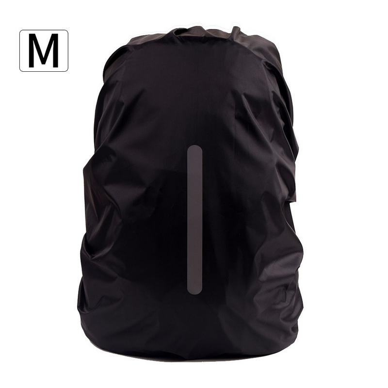 Reflekterende udendørs sport vandtæt rygsæk regnbetræk nat sikkerhedslys regnbetræk taske til camping vandre cykling: 30 l 40l